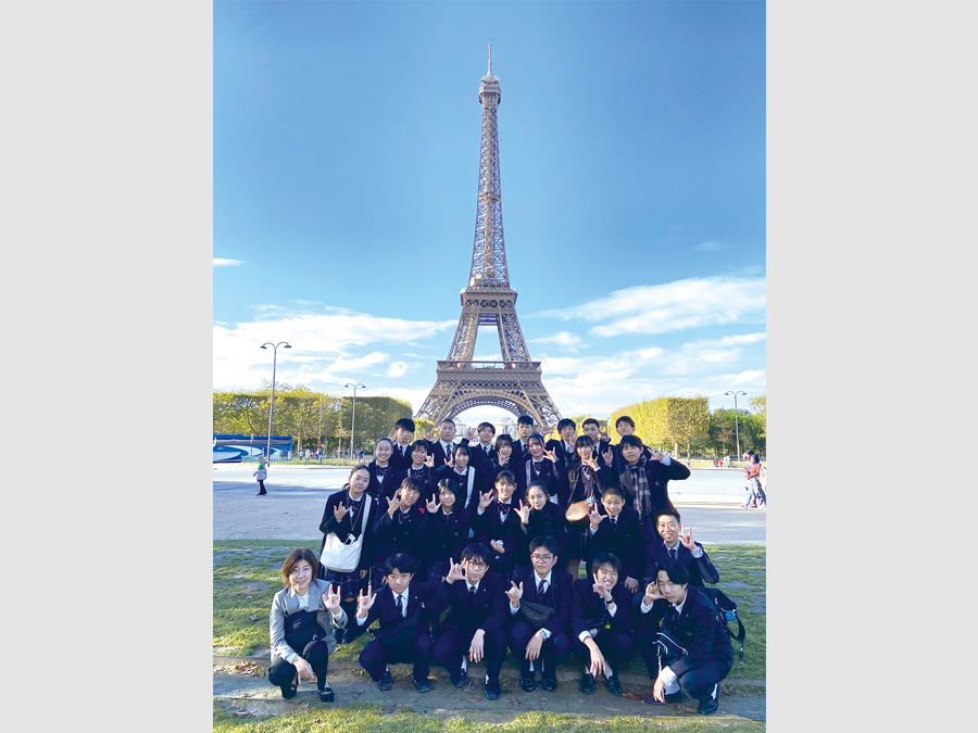 伝統の海外修学旅行「イギリス・フランスの旅」