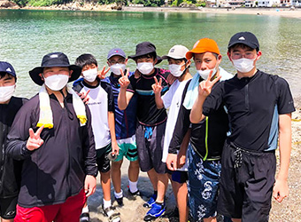 1・2年生臨海学校